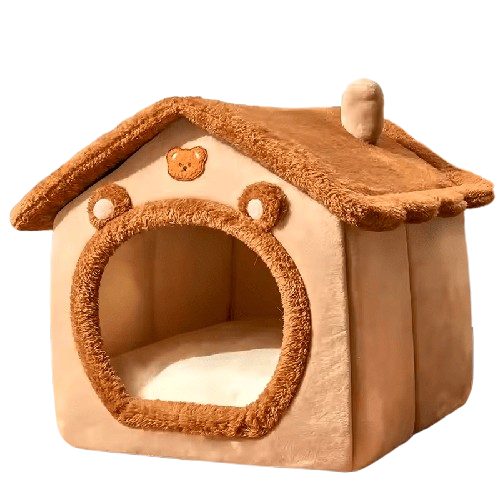 Cozy Indoor™Pet House – Soft, Warm, Washable Bed