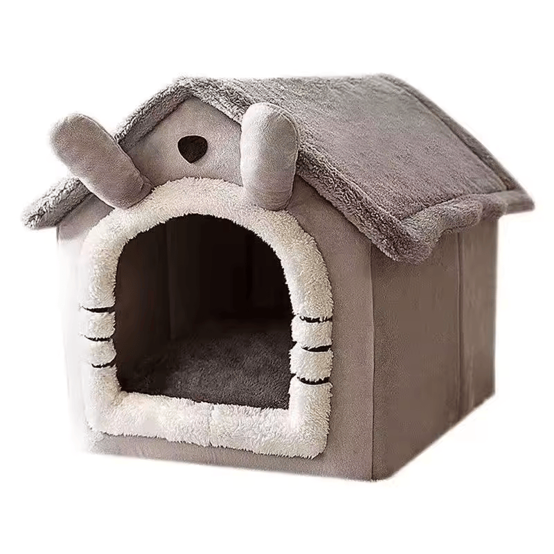 Cozy Indoor™Pet House – Soft, Warm, Washable Bed