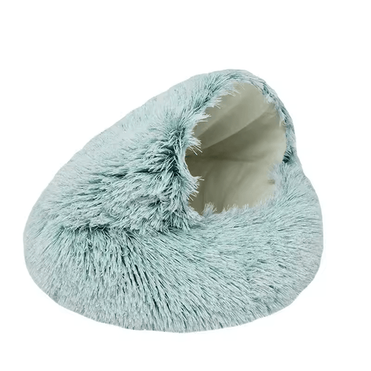 Cat bed™Plush pet bed with round cover