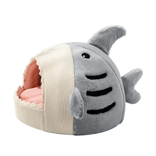 Cozy Pet House Bed™Shark-shaped soft