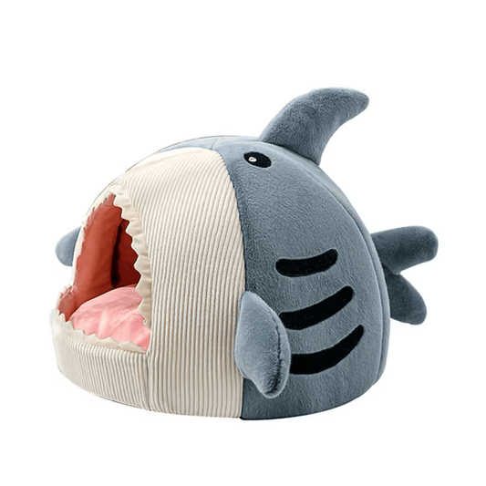 Cozy Pet House Bed™Shark-shaped soft